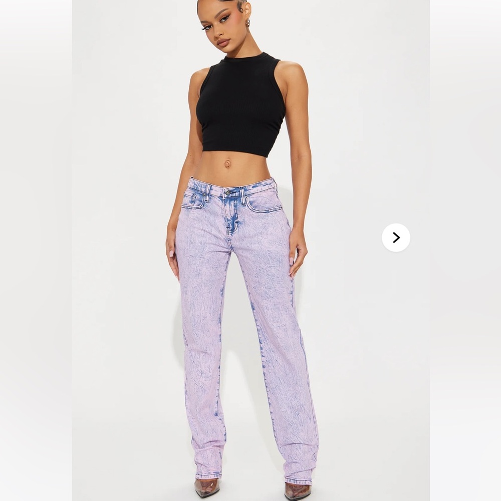 Fashion Nova Sent From‎ Above  Straight Leg Jeans- NWT- retail 39.99